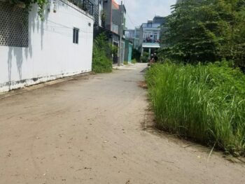 BÁN LÔ ĐẤT GÓC 2 MẶT TIỀN HẺM - ĐƯỜNG TRƯỜNG LƯU - P. LONG TRƯỜNG - 83.8M2 