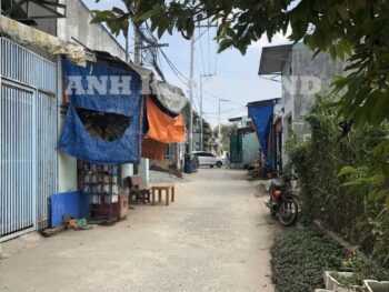 BÁN ĐẤT TẶNG DÃY TRỌ HẺM 5M - THU NHẬP 10 TRIỆU/ THÁNG - P. BÌNH CHIỂU - 121.9M2