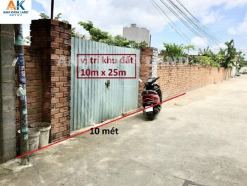 BÁN GẤP LÔ ĐẤT HẺM Ô TÔ , ĐƯỜNG VÕ VĂN HÁT, P. LONG TRƯỜNG – 246.9M2