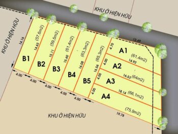 BÁN ĐẤT HẺM XE HƠI - ĐƯỜNG 34 - P. LINH ĐÔNG - 61.4M2